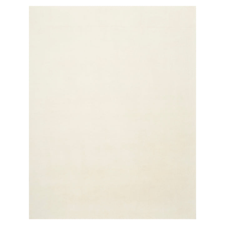 Solid Shag Cashmere Rug Ivory / 10' x 14'