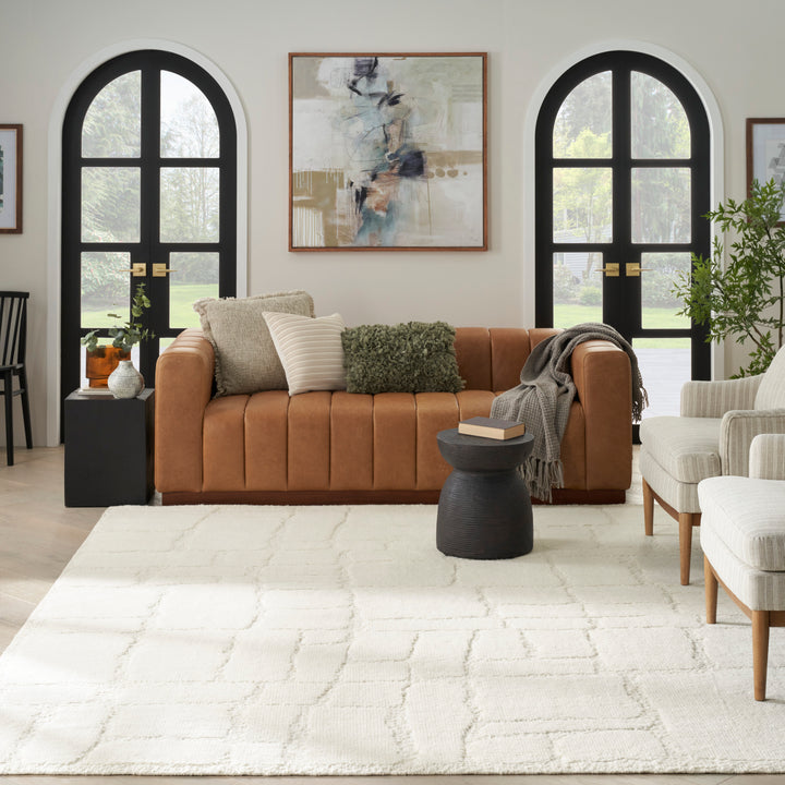 Ivory Moroccan Berber Wool Rug 10' x 14'