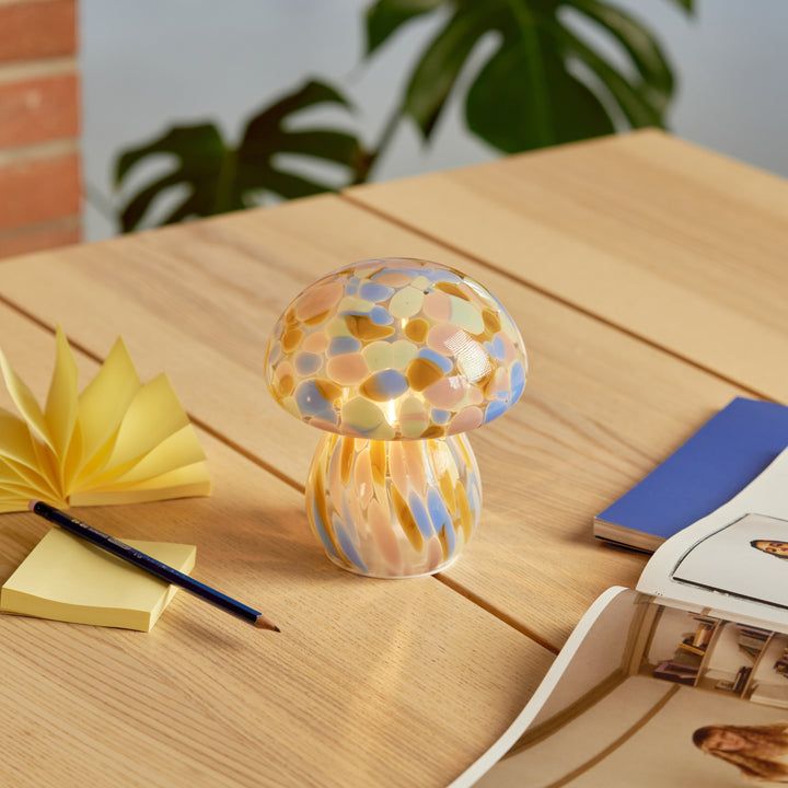 Chubby Close Top Mushroom Portable Lamp