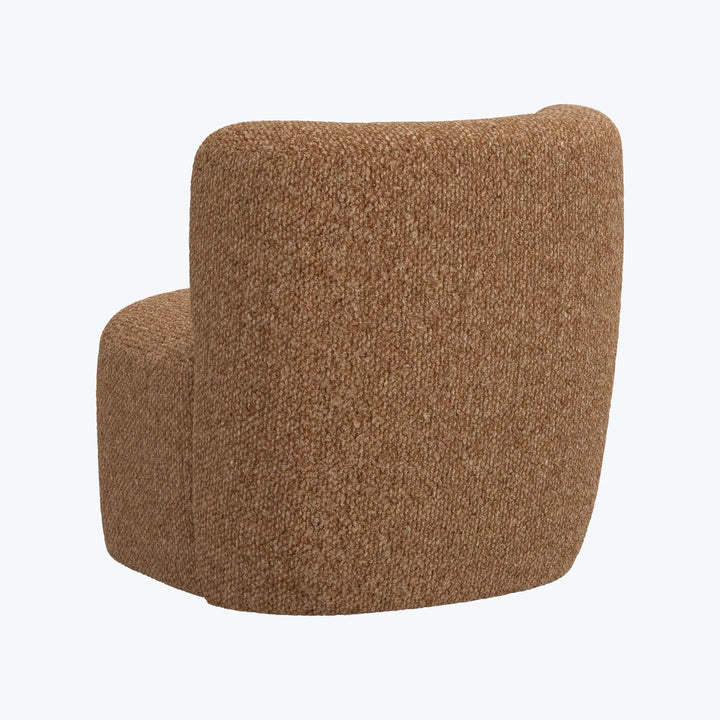 Nia Swivel Chair Woolen Pecan