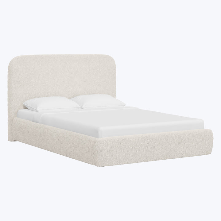 Emme Tall Platform Bed Sherpa Natural / Twin
