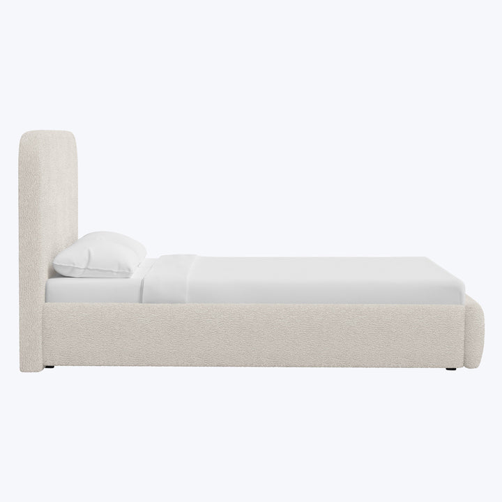 Emme Tall Platform Bed Sherpa Natural / Twin