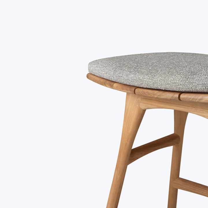 Osso Outdoor Upholstered Stool