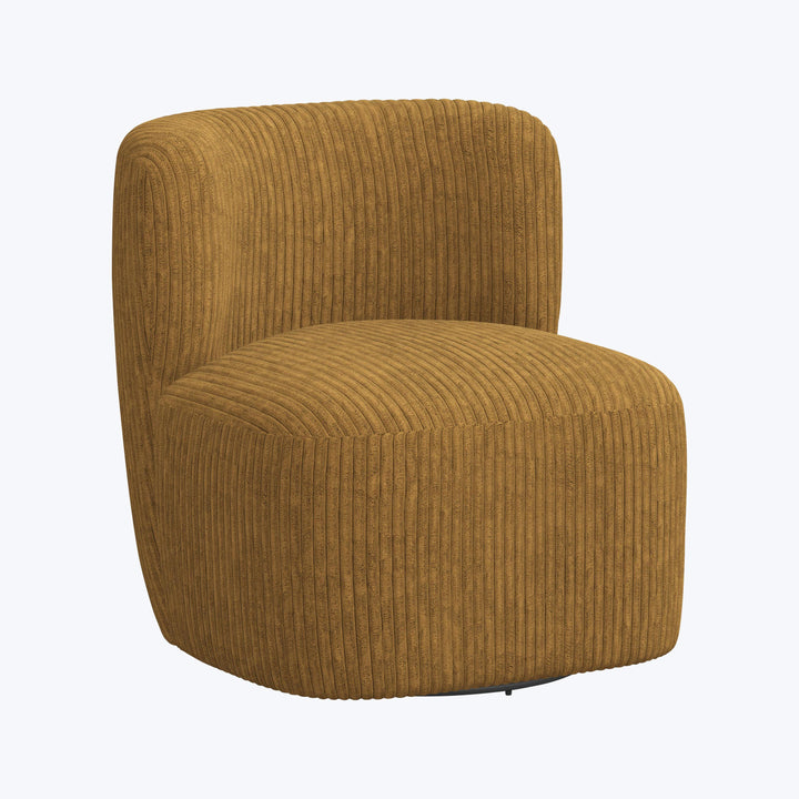Nia Swivel Chair Corded Amber