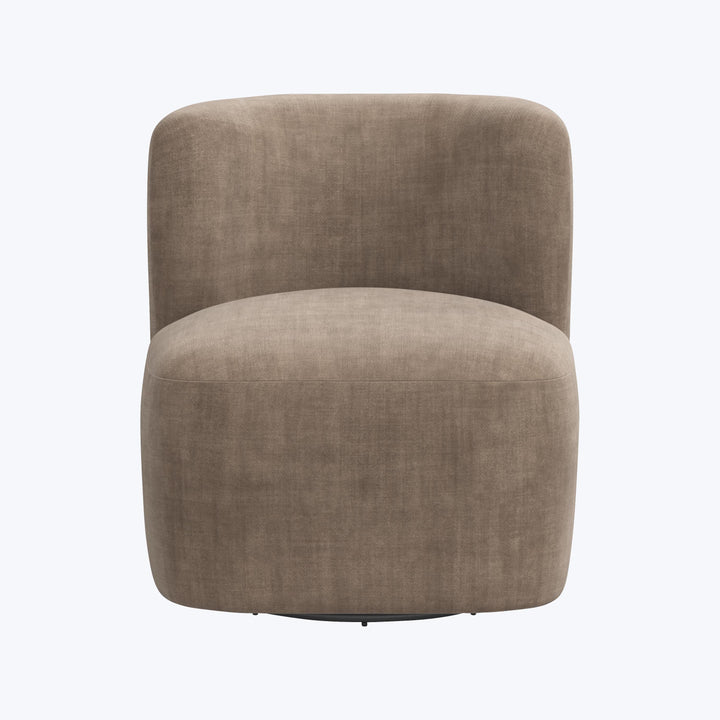 Nia Swivel Chair Antique Velvet Dune