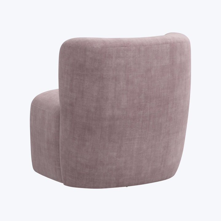 Nia Swivel Chair Antique Velvet Amethyst