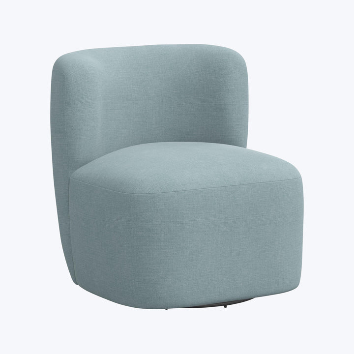 Nia Swivel Chair Linen Seaglass