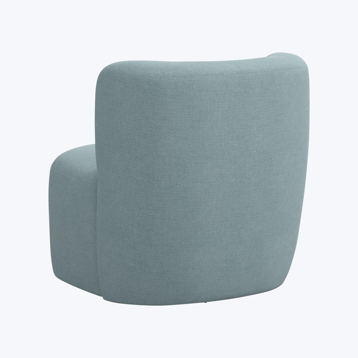Nia Swivel Chair Linen Seaglass