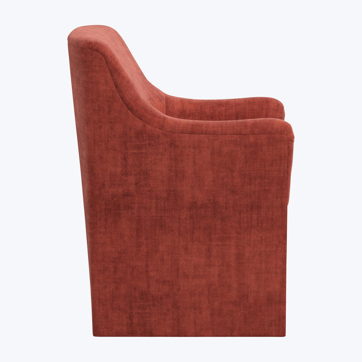 Priya Dining Chair Antique Velvet Paprika