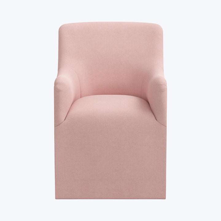 Priya Dining Chair Linen Blush