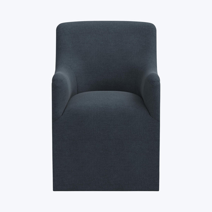 Priya Dining Chair Linen Navy
