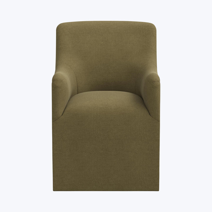 Priya Dining Chair Linen Olive