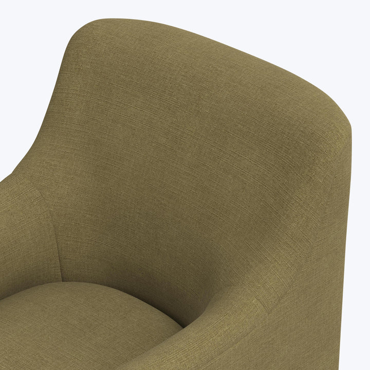 Priya Dining Chair Linen Olive
