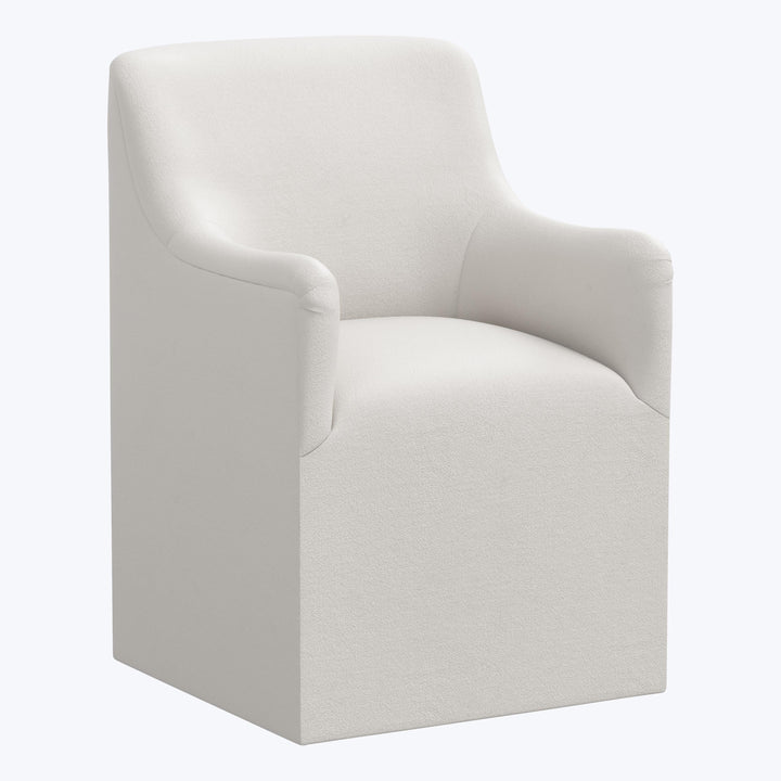 Priya Dining Chair Velvet Light Grey