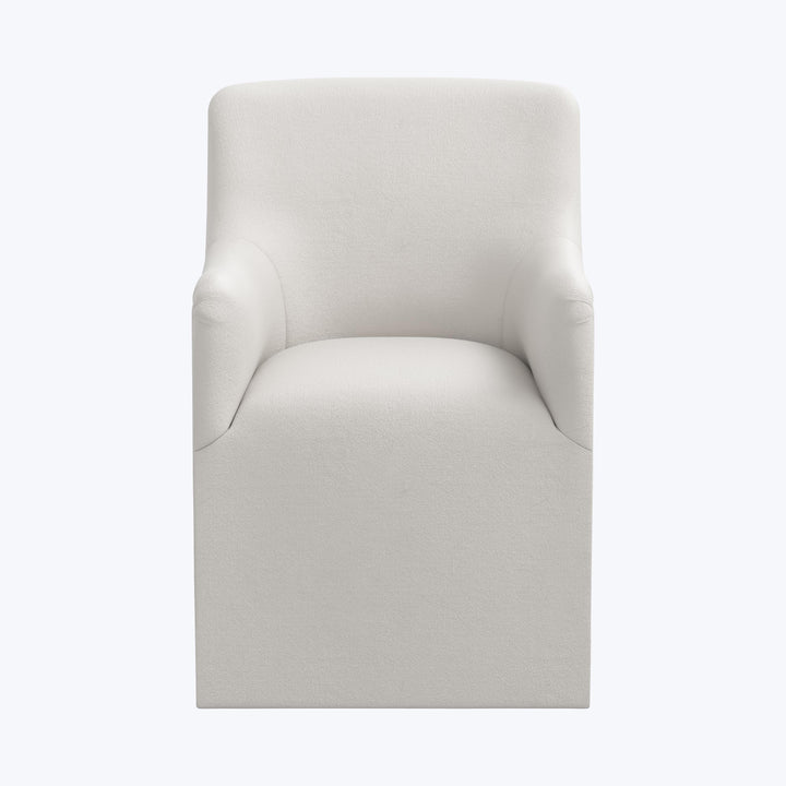 Priya Dining Chair Velvet Light Grey