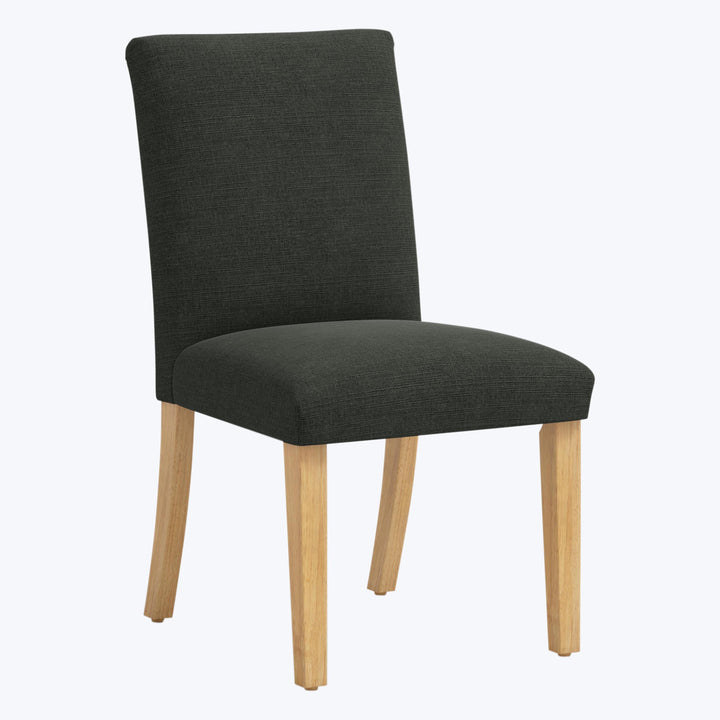 Kristy Dining Chair Zuma Linen Black