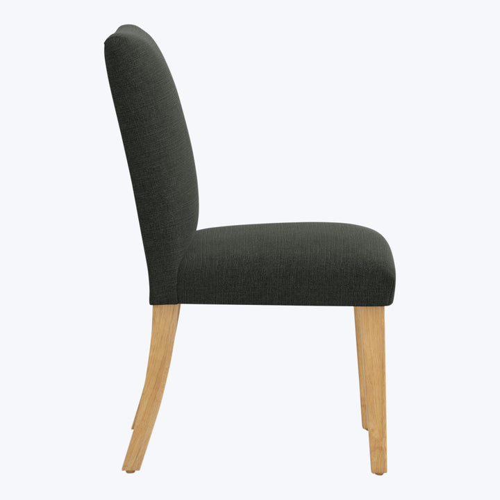 Kristy Dining Chair Zuma Linen Black