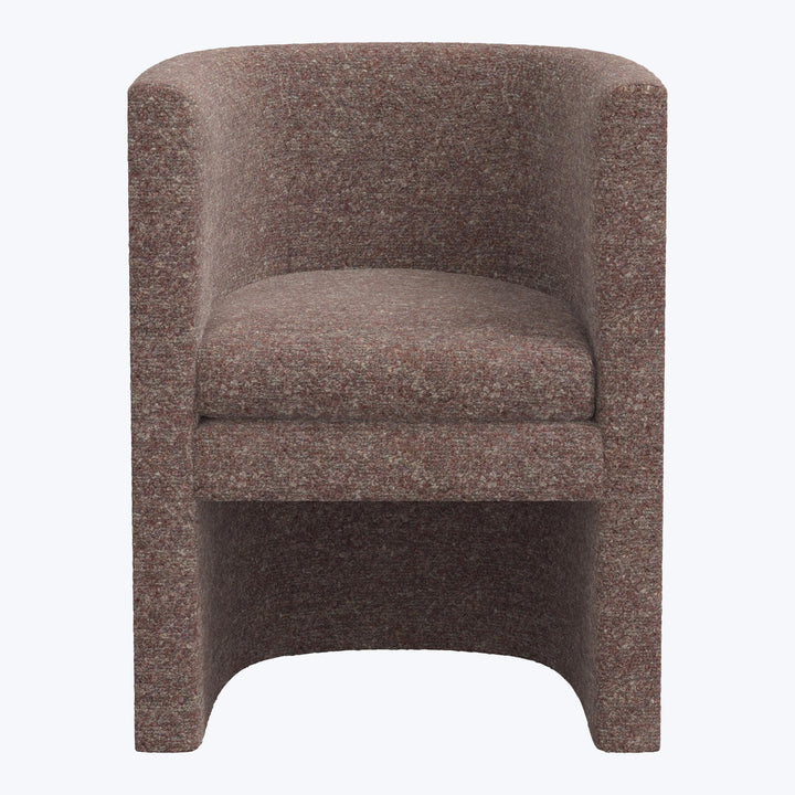 Sloane Dining Chair Boucle Merlot