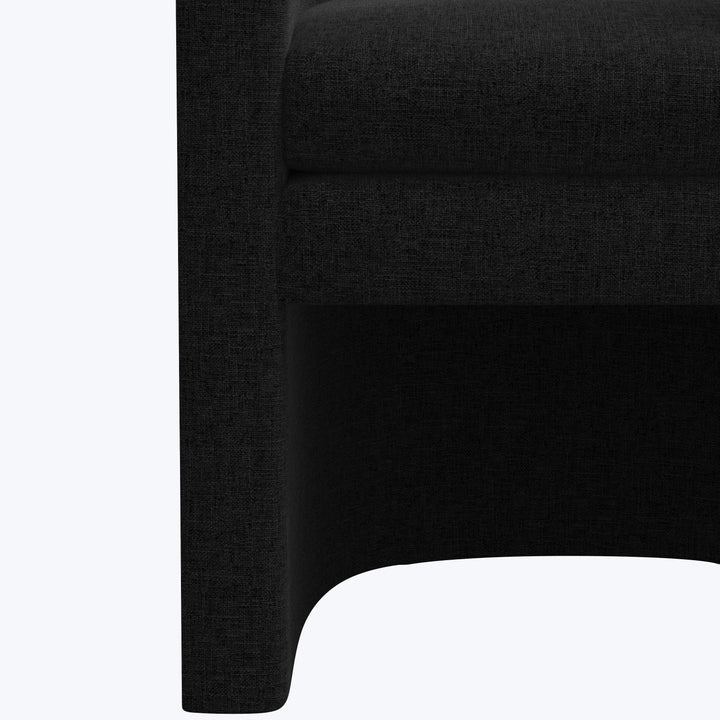 Sloane Dining Chair Zuma Linen Black