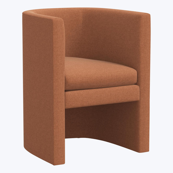 Sloane Dining Chair Zuma Linen Terracotta