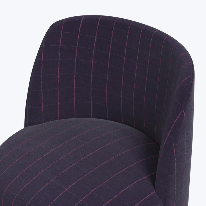 Jessa Swivel Dining Chair Checker Night