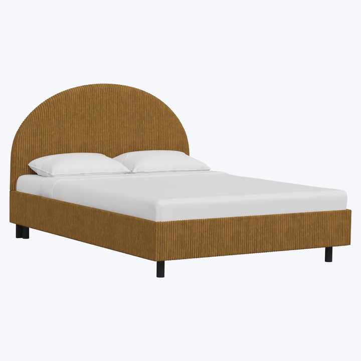 Solana Platform Bed Twin / Corded Amber
