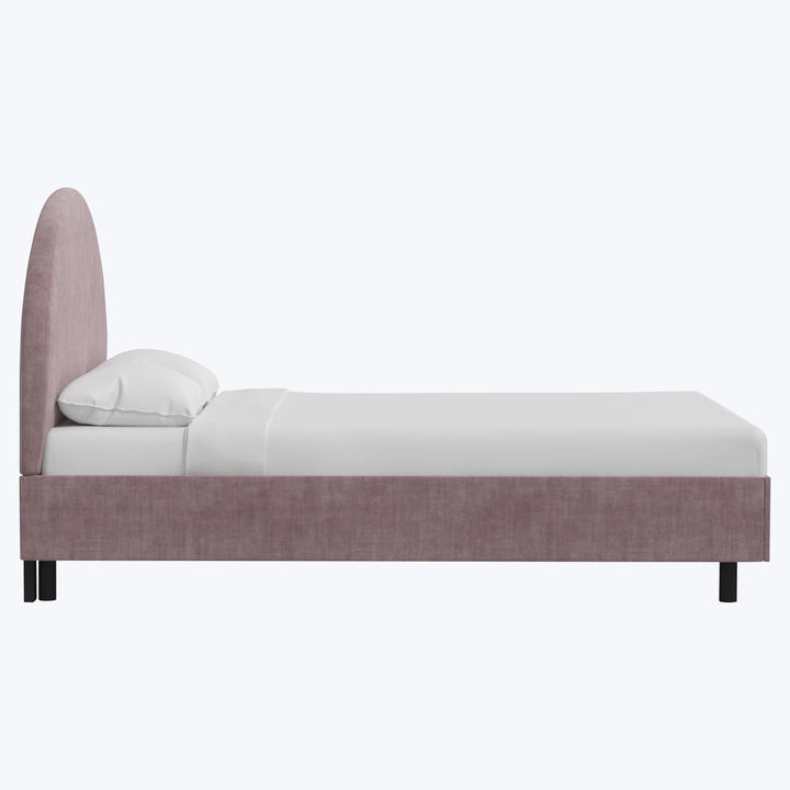 Solana Platform Bed Twin / Antique Velvet Amethyst