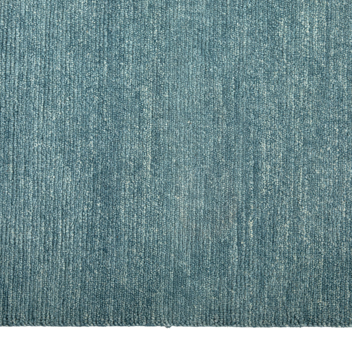 Solid Tibetan Wool Rug - 6' x 9' Denim