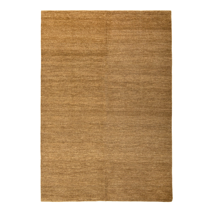 Solid Tibetan Wool Rug - 6' x 9' Brown