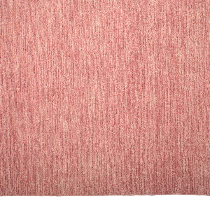 Solid Tibetan Wool Rug - 6' x 9' Pink