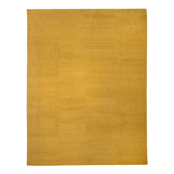 Solid Tibetan Wool Rug Yellow / 9x12