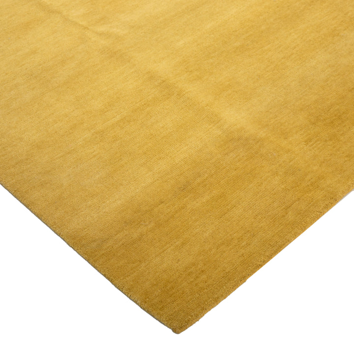 Solid Tibetan Wool Rug Yellow / 9x12