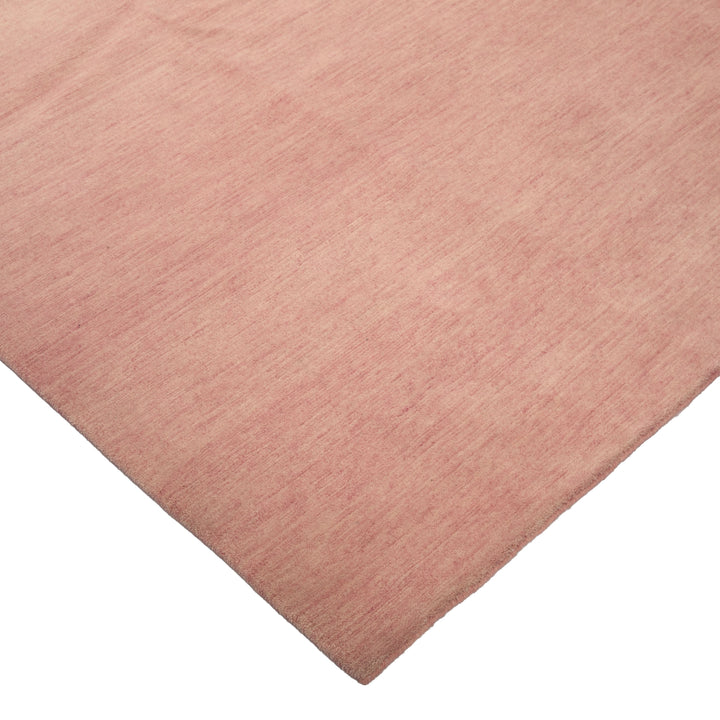 Solid Tibetan Wool Rug Pink / 9x12