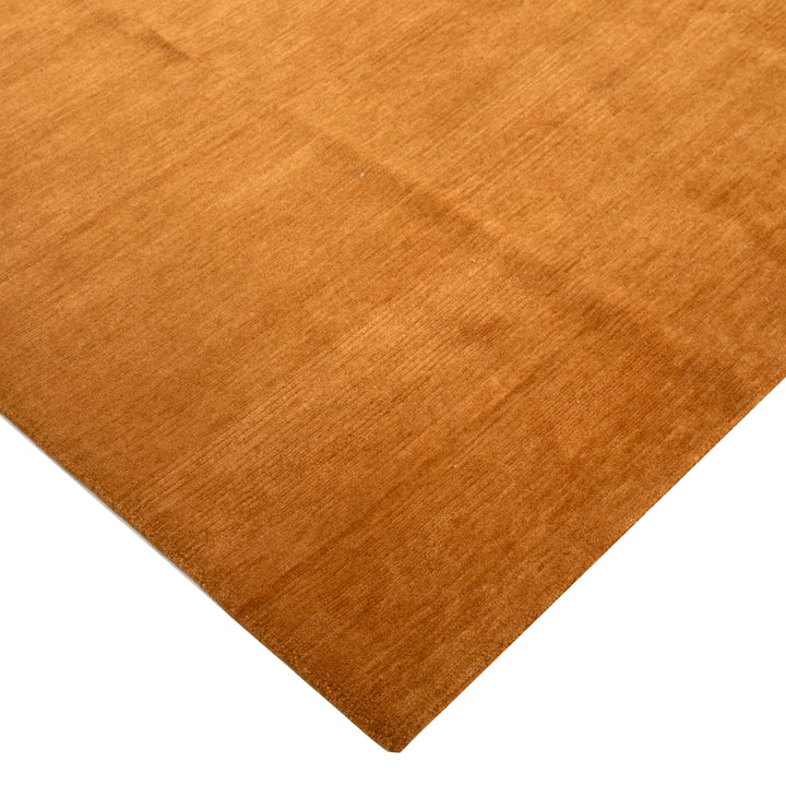 Solid Tibetan Wool Rug Brown / 9x12