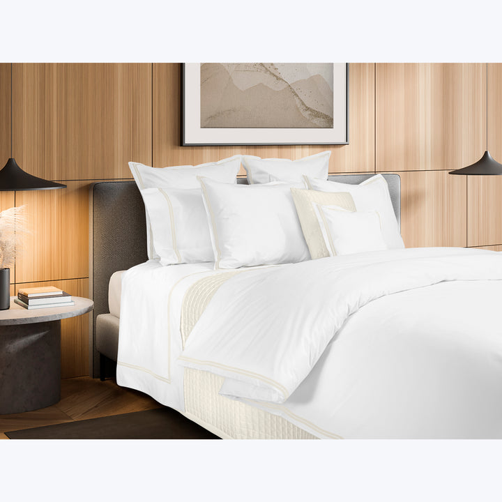 Mylos Duvet + Sham White/Ivory / Duvet / Twin