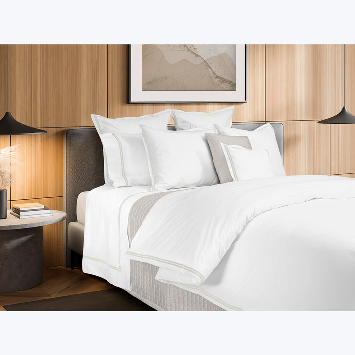 Mylos Duvet + Sham White/Pearl / Duvet / Twin