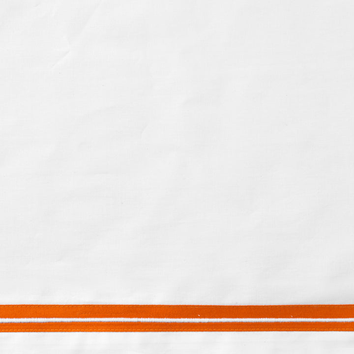 Mylos Duvet + Sham White/Rust / Duvet / Twin