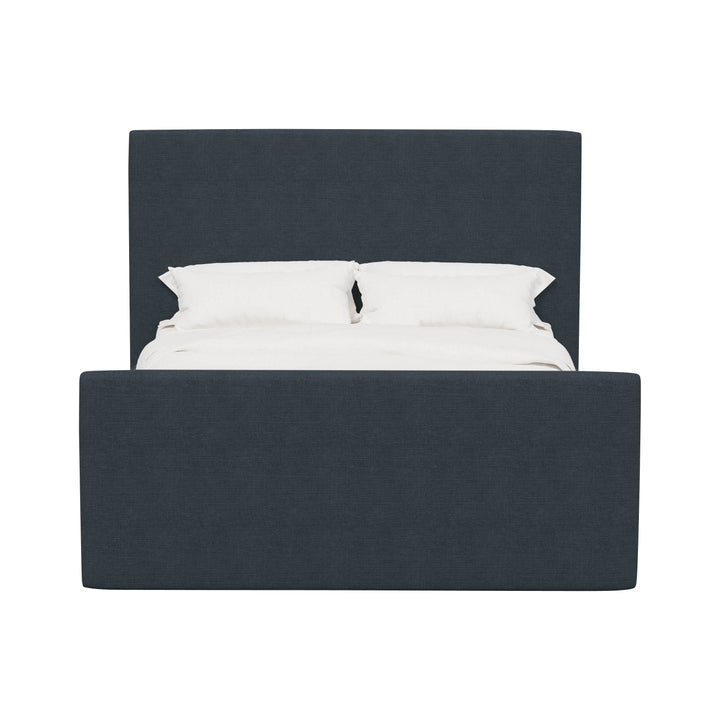 Alta Platform Bed Twin / Linen Navy