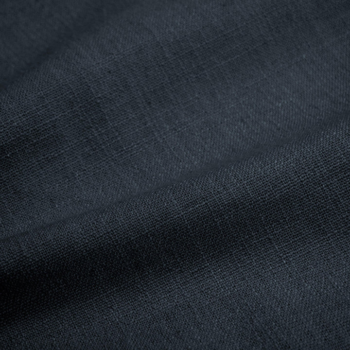 Ellis Platform Bed Twin / Linen Navy