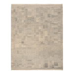 Grey Flatweave Wool Rug - 8' x 10'