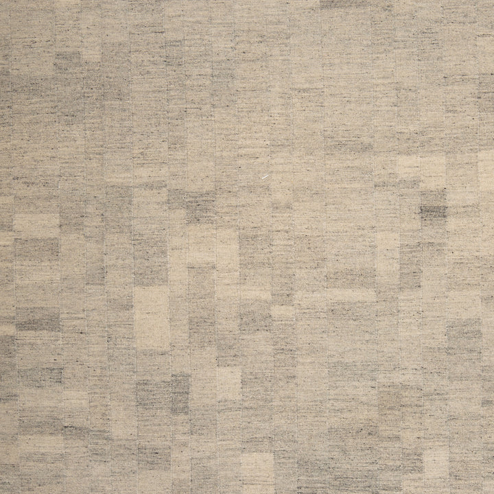 Grey Flatweave Wool Rug - 8' x 10'