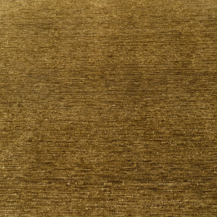 Gold Texture Wool Silk Blend Rug - 6' x 9'