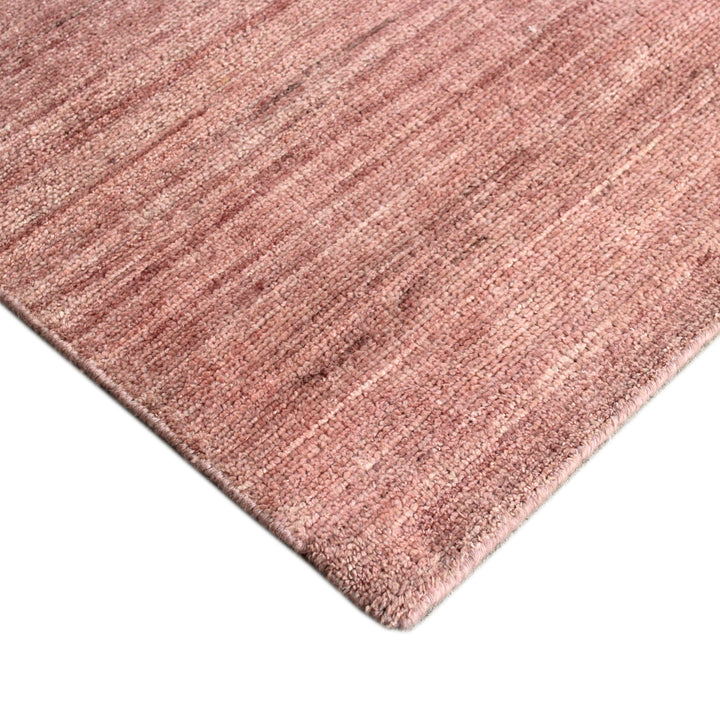 Pink Contemporary Wool Rug - 8' x 10'