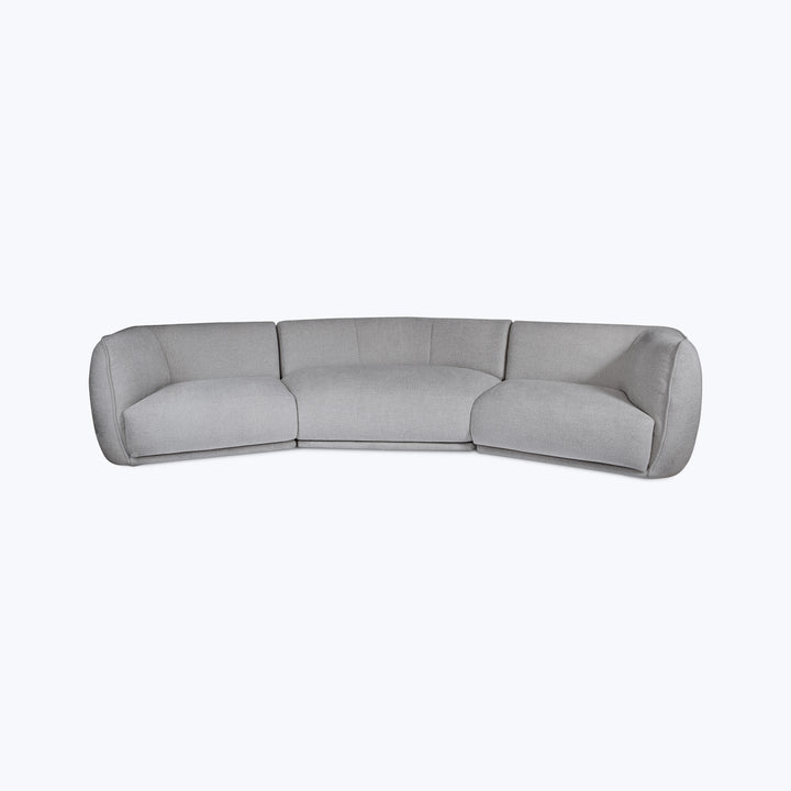 Vela Piping 3 Piece Sofa