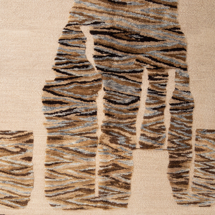 Natural Casablanca Moroccan Wool Rug - 8'8" x 11'7"