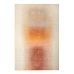 Contemporary Wool Blend Rug Orange Pink / 10x14