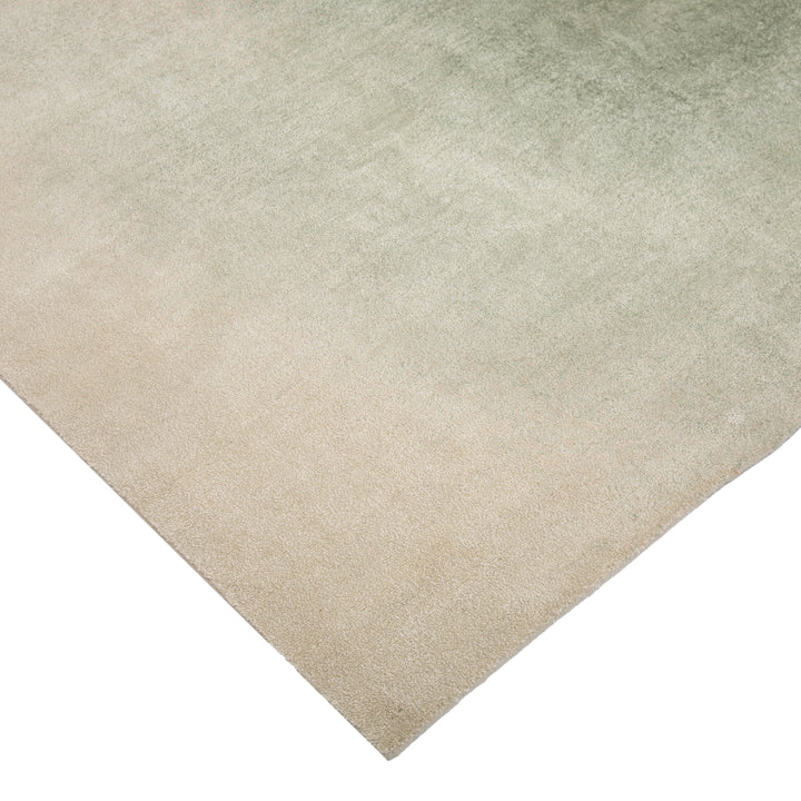 Contemporary Wool Blend Rug Green Pink / 10x14