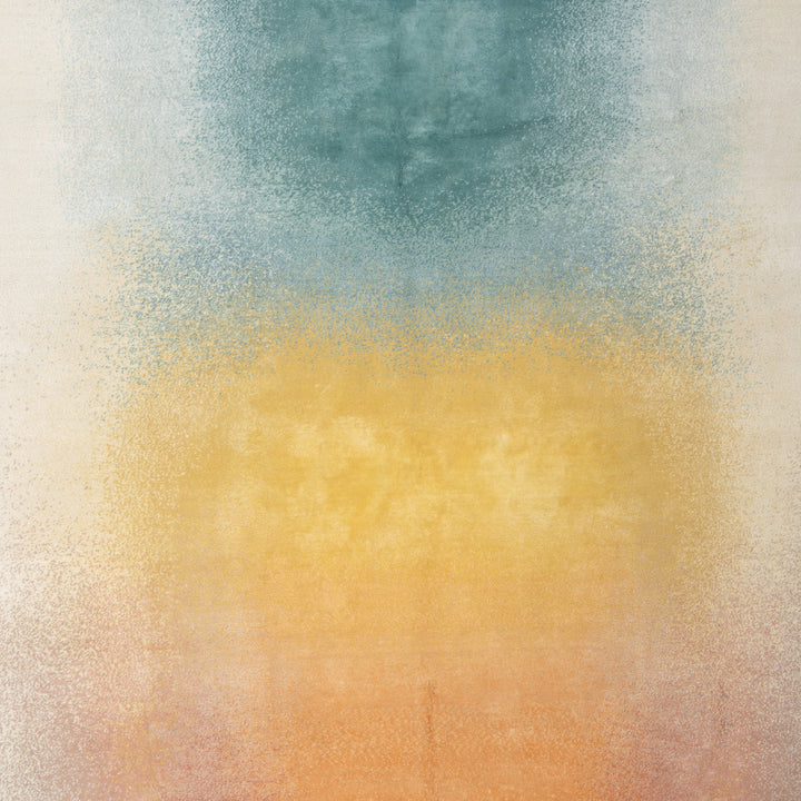 Contemporary Wool Blend Rug Multicolored / 9x12