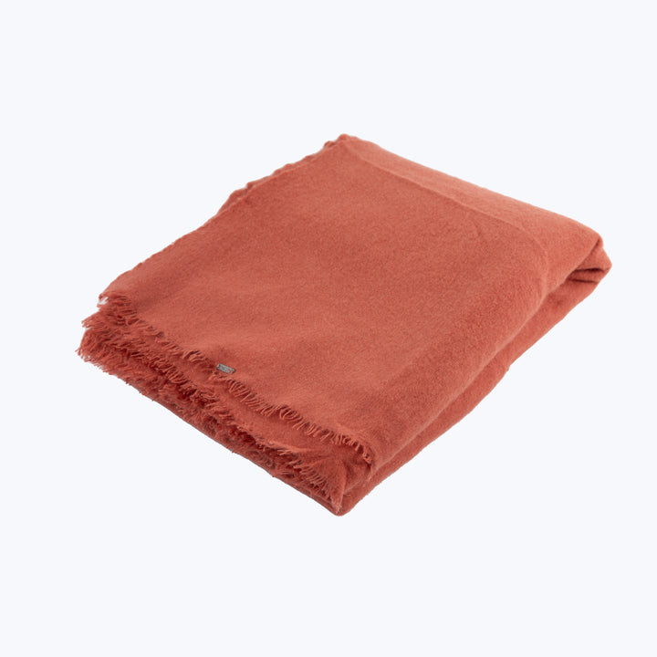 Hand Felted Cashmere Throw Sandalwood