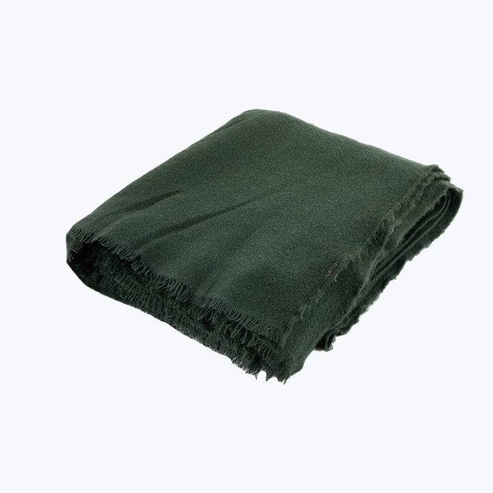 Hand Felted Cashmere Throw Conifer
